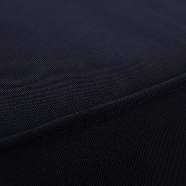 Modway Furniture Marina Outdoor Patio Teak Ottoman - Versatile Seating Solution for Ultimate Comfort and Style Natural Navy EEI-1152-NAT-NAV-SET