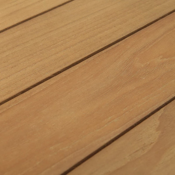 Modway Furniture Marina Teak Round Coffee Table - Stylish Outdoor Centerpiece for Patios, Decks, and Lounges EEI-1153-NAT