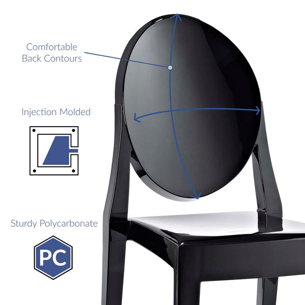 Modway Furniture Casper Dining Side Chair by Modway - Elevate Your Space with Modern Elegance and Comfort Design Black EEI-122-BLK