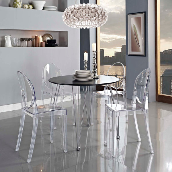Modway Furniture Casper Dining Side Chair by Modway - Elevate Your Space with Modern Elegance and Comfort Design Clear EEI-122-CLR