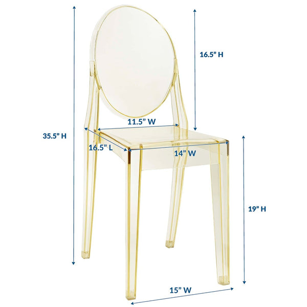 Modway Furniture Casper Dining Side Chair by Modway - Elevate Your Space with Modern Elegance and Comfort Design Yellow EEI-122-YLW