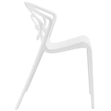 Modway Furniture Locus Dining Side Chair White 23 x 21.5 x 32