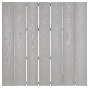 Modway Furniture Maine Outdoor Patio Bar Table – Stylish, Durable, and Weather-Resistant for Modern Outdoor Spaces White Light Gray EEI-1511-WHI-LGR