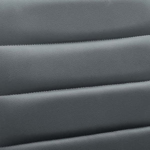 Modway Furniture Ripple Armless Mid Back Vinyl Office Chair - Versatile Comfort for Modern Workspaces & Meetings Gray EEI-1532-GRY