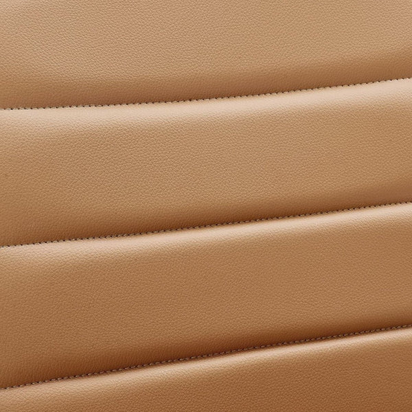 Modway Furniture Ripple Armless Mid Back Vinyl Office Chair - Versatile Comfort for Modern Workspaces & Meetings Tan EEI-1532-TAN