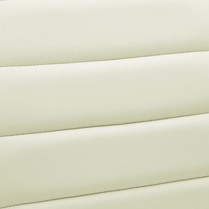 Modway Furniture Ripple Armless Mid Back Vinyl Office Chair - Versatile Comfort for Modern Workspaces & Meetings White EEI-1532-WHI