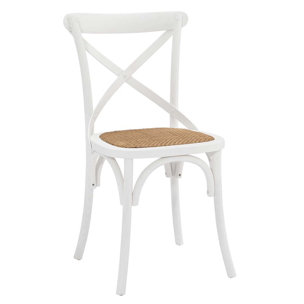 Modway Furniture Gear Dining Side Chair by Modway - Timeless Rustic Charm for Your Dining Room or Kitchen Space White EEI-1541-WHI