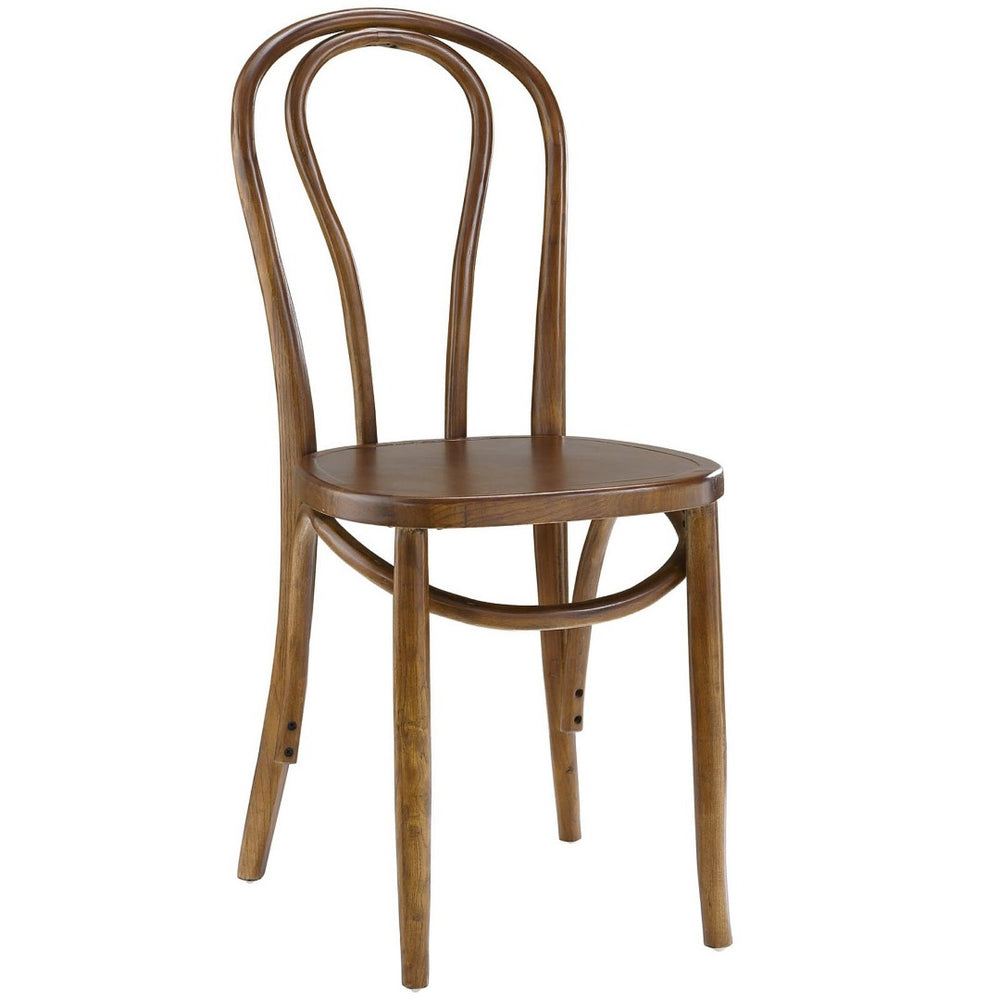 Modway Furniture Eon Dining Side Chair by Modway - Vintage-Inspired Comfort for Modern Spaces and Dining Areas Walnut EEI-1543-WAL