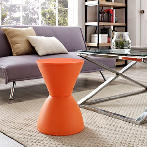 Modway Furniture Haste Backless Stool - Modern Multi-Purpose Accent Piece with Hidden Storage for Indoor & Outdoor Use Orange EEI-1699-ORA