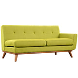 Modway Furniture Engage Right-Arm Upholstered Fabric Loveseat Wheatgrass 35 x 73 x 32.5 - 33.5