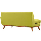 Modway Furniture Engage Right-Arm Upholstered Fabric Loveseat Wheatgrass 35 x 73 x 32.5 - 33.5
