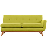 Modway Furniture Engage Right-Arm Upholstered Fabric Loveseat Wheatgrass 35 x 73 x 32.5 - 33.5