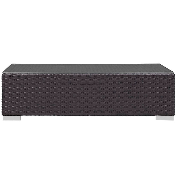 Modway Furniture Convene Outdoor Patio Coffee Table - Stylish, Durable Design for Modern Gatherings and Relaxation EEI-1908-EXP