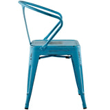 Modway Furniture Promenade Dining Chair Turquoise 20 x 20 x 31