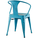 Modway Furniture Promenade Dining Chair Turquoise 20 x 20 x 31