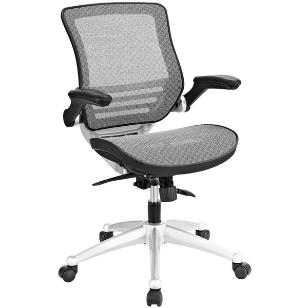 Modway Furniture Edge All Mesh Office Chair - Ergonomic Comfort & Breathable Design for Home and Office Use EEI-2064-GRY