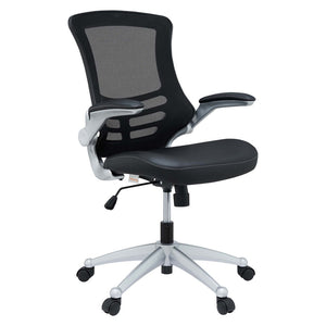 Modway Furniture Attainment Ergonomic Office Chair - Enhance Posture, Comfort & Productivity with Breathable Mesh Design Black EEI-210-BLK