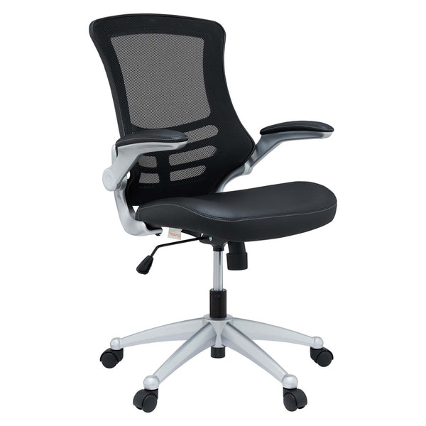 Modway Furniture Attainment Ergonomic Office Chair - Enhance Posture, Comfort & Productivity with Breathable Mesh Design Black EEI-210-BLK
