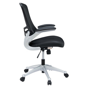 Modway Furniture Attainment Ergonomic Office Chair - Enhance Posture, Comfort & Productivity with Breathable Mesh Design Black EEI-210-BLK