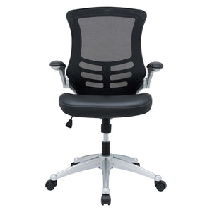 Modway Furniture Attainment Ergonomic Office Chair - Enhance Posture, Comfort & Productivity with Breathable Mesh Design Black EEI-210-BLK