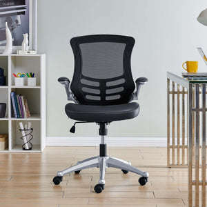 Modway Furniture Attainment Ergonomic Office Chair - Enhance Posture, Comfort & Productivity with Breathable Mesh Design Black EEI-210-BLK