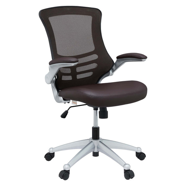 Modway Furniture Attainment Ergonomic Office Chair - Enhance Posture, Comfort & Productivity with Breathable Mesh Design Brown EEI-210-BRN