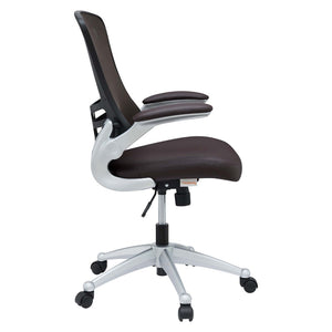 Modway Furniture Attainment Ergonomic Office Chair - Enhance Posture, Comfort & Productivity with Breathable Mesh Design Brown EEI-210-BRN