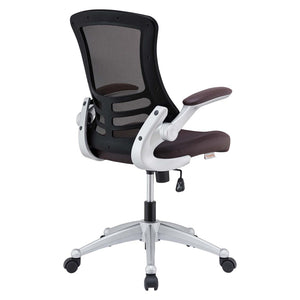 Modway Furniture Attainment Ergonomic Office Chair - Enhance Posture, Comfort & Productivity with Breathable Mesh Design Brown EEI-210-BRN
