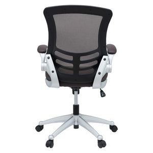 Modway Furniture Attainment Ergonomic Office Chair - Enhance Posture, Comfort & Productivity with Breathable Mesh Design Brown EEI-210-BRN