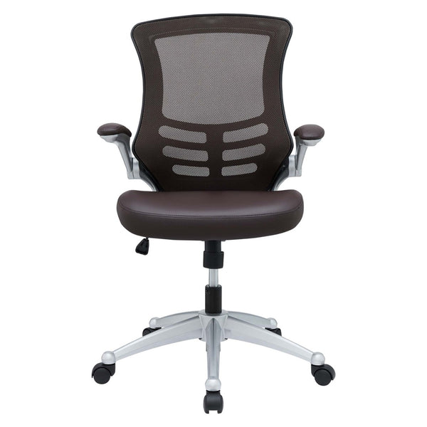 Modway Furniture Attainment Ergonomic Office Chair - Enhance Posture, Comfort & Productivity with Breathable Mesh Design Brown EEI-210-BRN