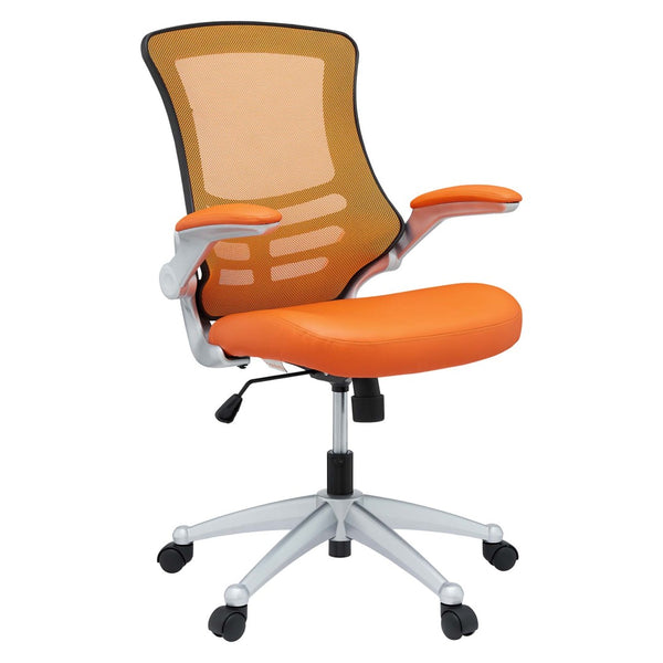 Modway Furniture Attainment Ergonomic Office Chair - Enhance Posture, Comfort & Productivity with Breathable Mesh Design Orange EEI-210-ORA