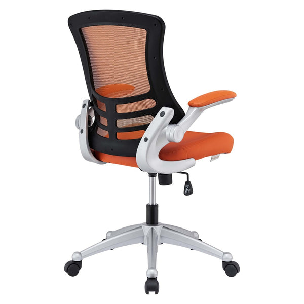 Modway Furniture Attainment Ergonomic Office Chair - Enhance Posture, Comfort & Productivity with Breathable Mesh Design Orange EEI-210-ORA