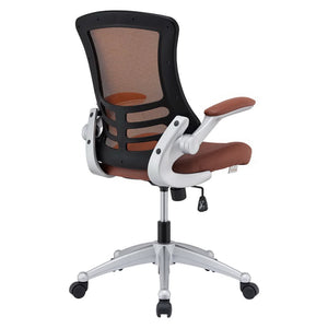 Modway Furniture Attainment Ergonomic Office Chair - Enhance Posture, Comfort & Productivity with Breathable Mesh Design Tan EEI-210-TAN