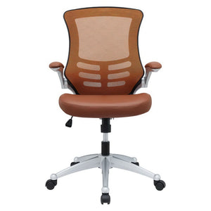 Modway Furniture Attainment Ergonomic Office Chair - Enhance Posture, Comfort & Productivity with Breathable Mesh Design Tan EEI-210-TAN