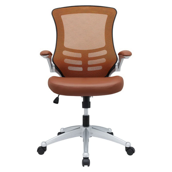 Modway Furniture Attainment Ergonomic Office Chair - Enhance Posture, Comfort & Productivity with Breathable Mesh Design Tan EEI-210-TAN