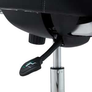 Modway Furniture Edge Drafting Chair by Modway - Ergonomic Stool with Lumbar Support for Comfort & Productivity Black EEI-211-BLK