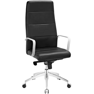 Modway Furniture Stride Highback Office Chair Black 23 x 23.5 x 47 - 49