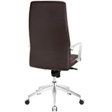 Modway Furniture Stride Highback Office Chair Brown 23 x 23.5 x 47 - 49