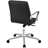 Modway Furniture Tile Office Chair Black 23 x 24 x 35.5 - 38.5