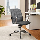 Modway Furniture Tile Office Chair Gray 23 x 24 x 35.5 - 38.5