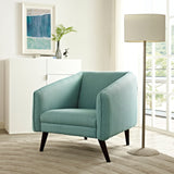Modway Furniture Slide Upholstered Fabric Armchair Laguna 31.5 x 33.5 x 30.5