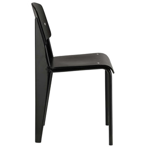 Modway Furniture Cabin Dining Side Chair by Modway - Modern Comfort Meets Stylish Versatility for Any Space Black Black EEI-214-BLK-BLK