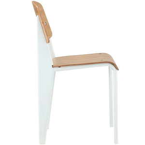 Modway Furniture Cabin Dining Side Chair by Modway - Modern Comfort Meets Stylish Versatility for Any Space Natural White EEI-214-NAT-WHI
