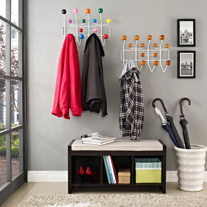 Modway Furniture Gumball Coat Rack by Modway - Whimsical, Colorful Hooks for Kids’ Rooms and Playful Spaces Caramel EEI-216-WAL