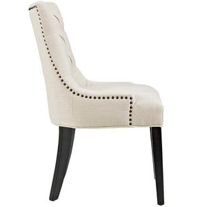 Modway Furniture Regent Tufted Fabric Dining Chair – Elegant Comfort with Timeless Style for Modern and Classic Spaces Beige EEI-2223-BEI