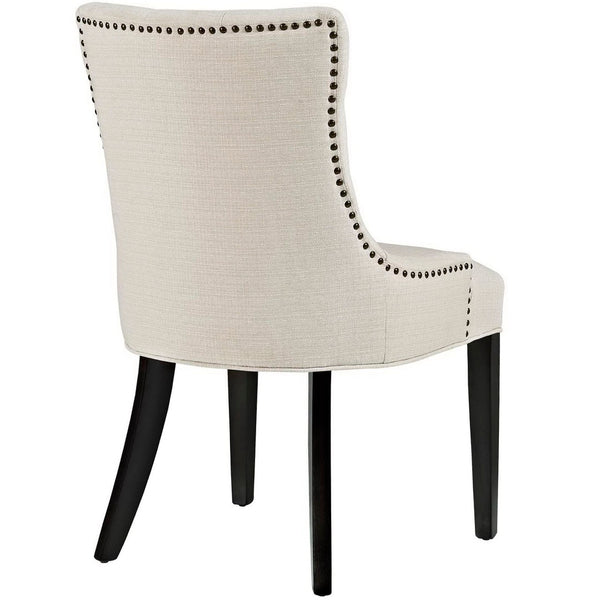 Modway Furniture Regent Tufted Fabric Dining Chair – Elegant Comfort with Timeless Style for Modern and Classic Spaces Beige EEI-2223-BEI