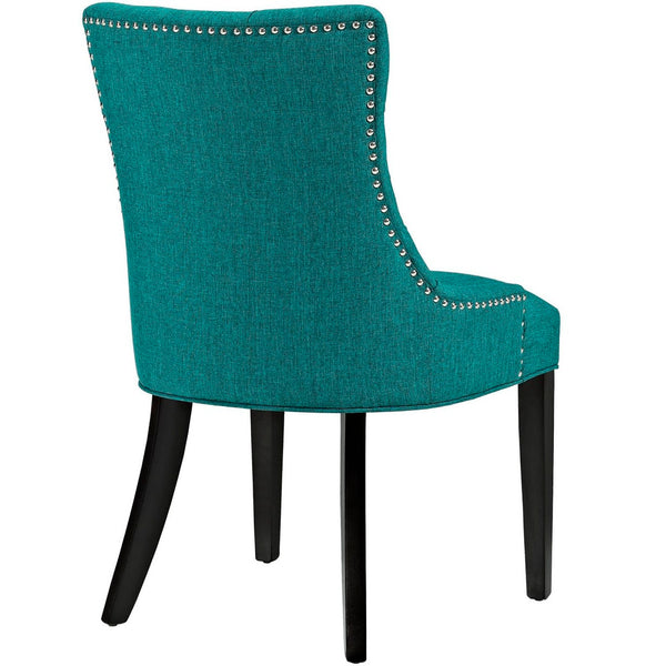 Modway Furniture Regent Tufted Fabric Dining Chair – Elegant Comfort with Timeless Style for Modern and Classic Spaces Teal EEI-2223-TEA