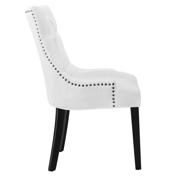 Modway Furniture Regent Tufted Fabric Dining Chair – Elegant Comfort with Timeless Style for Modern and Classic Spaces White EEI-2223-WHI