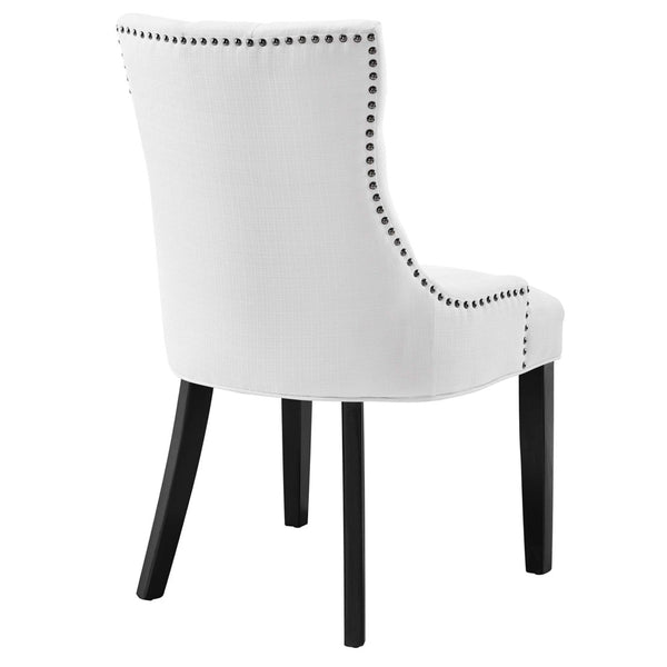Modway Furniture Regent Tufted Fabric Dining Chair – Elegant Comfort with Timeless Style for Modern and Classic Spaces White EEI-2223-WHI
