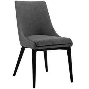 Modway Furniture Viscount Fabric Dining Chair - Modern Comfort with Durable Upholstery for Stylish Dining Spaces Gray EEI-2227-GRY